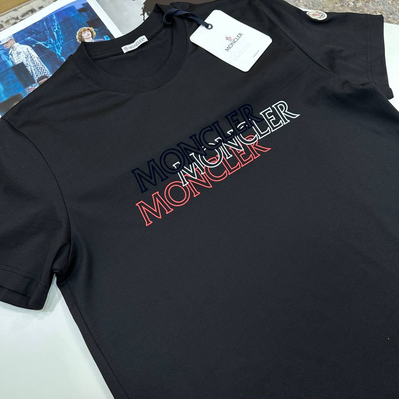 MNCLR FRONT LOGO TSHIRT-BLACK