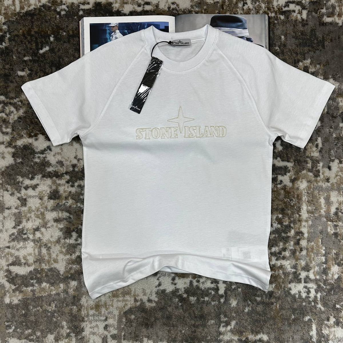 STNE EMBROIDERY TSHIRT-WHITE