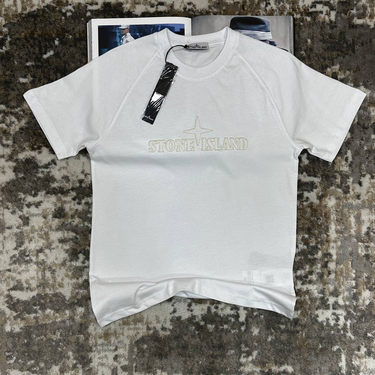 STNE EMBROIDERY TSHIRT-WHITE