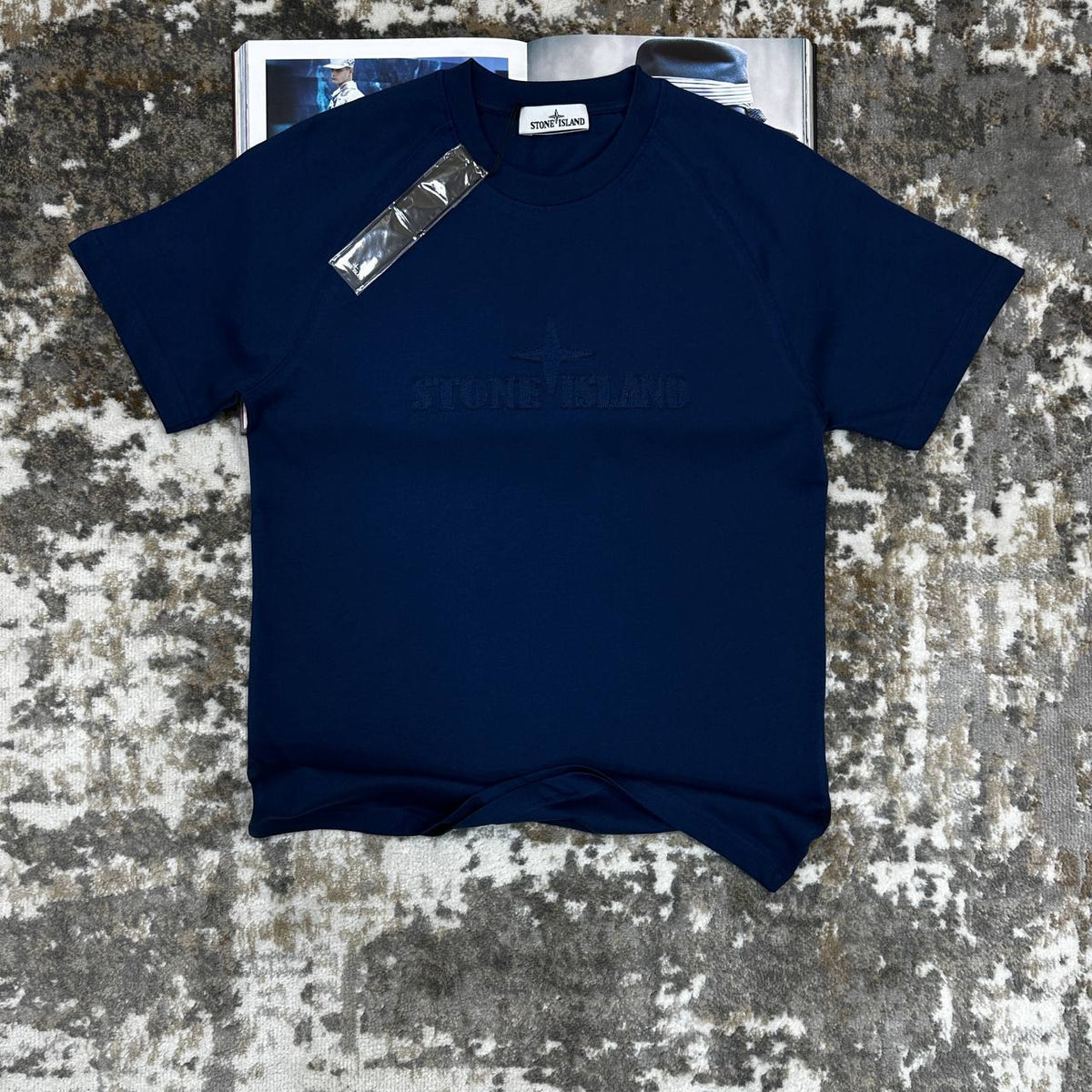 STNE EMBROIDERY TSHIRT-NAVY