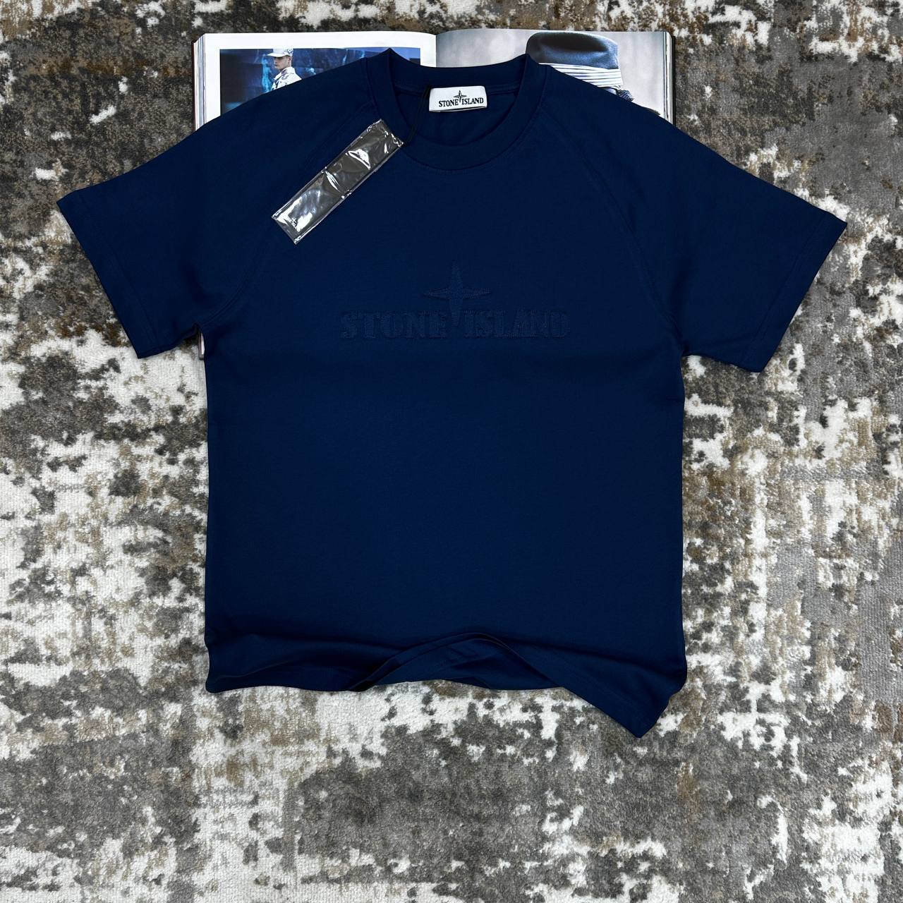 STNE EMBROIDERY TSHIRT-NAVY