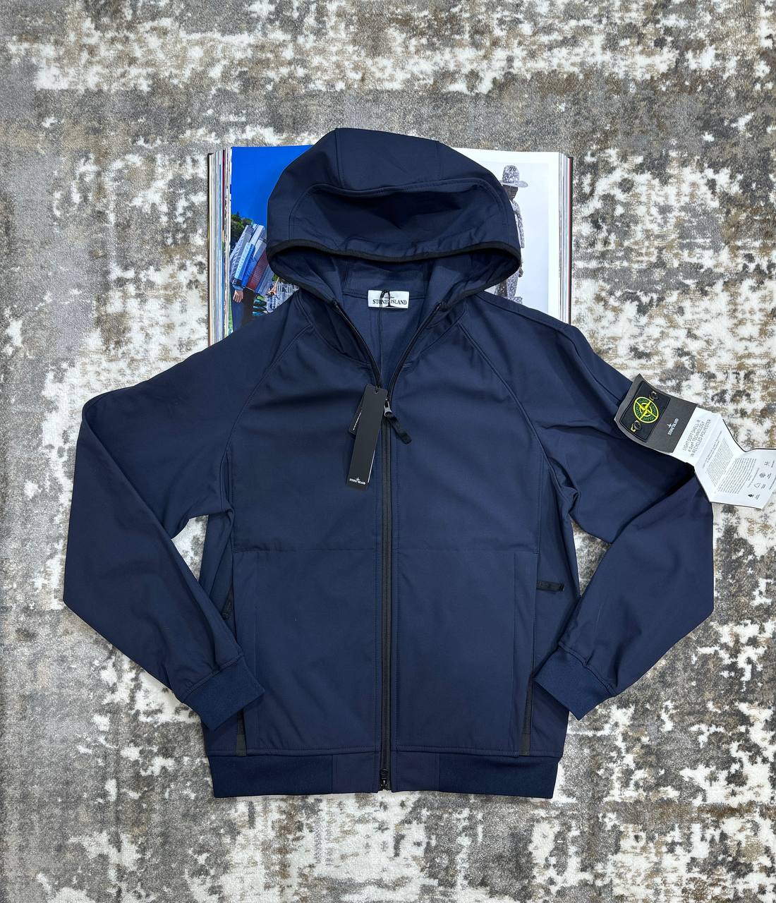 STNE ZIP JACKET-BLUE