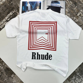 RDE BACK BIG LOGO TSHIRT-WHITE
