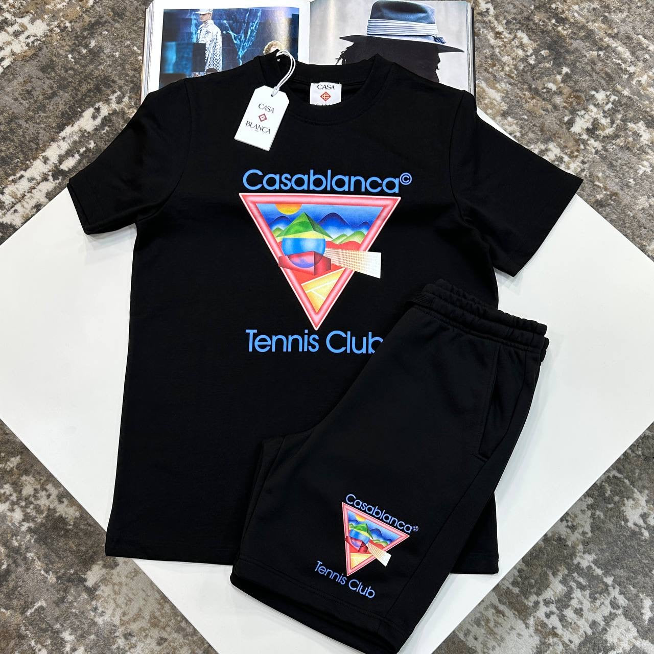 C.B SHORT SET BLACK/BLACK