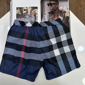 BRBRY SHORT SET WHITE/BLUE