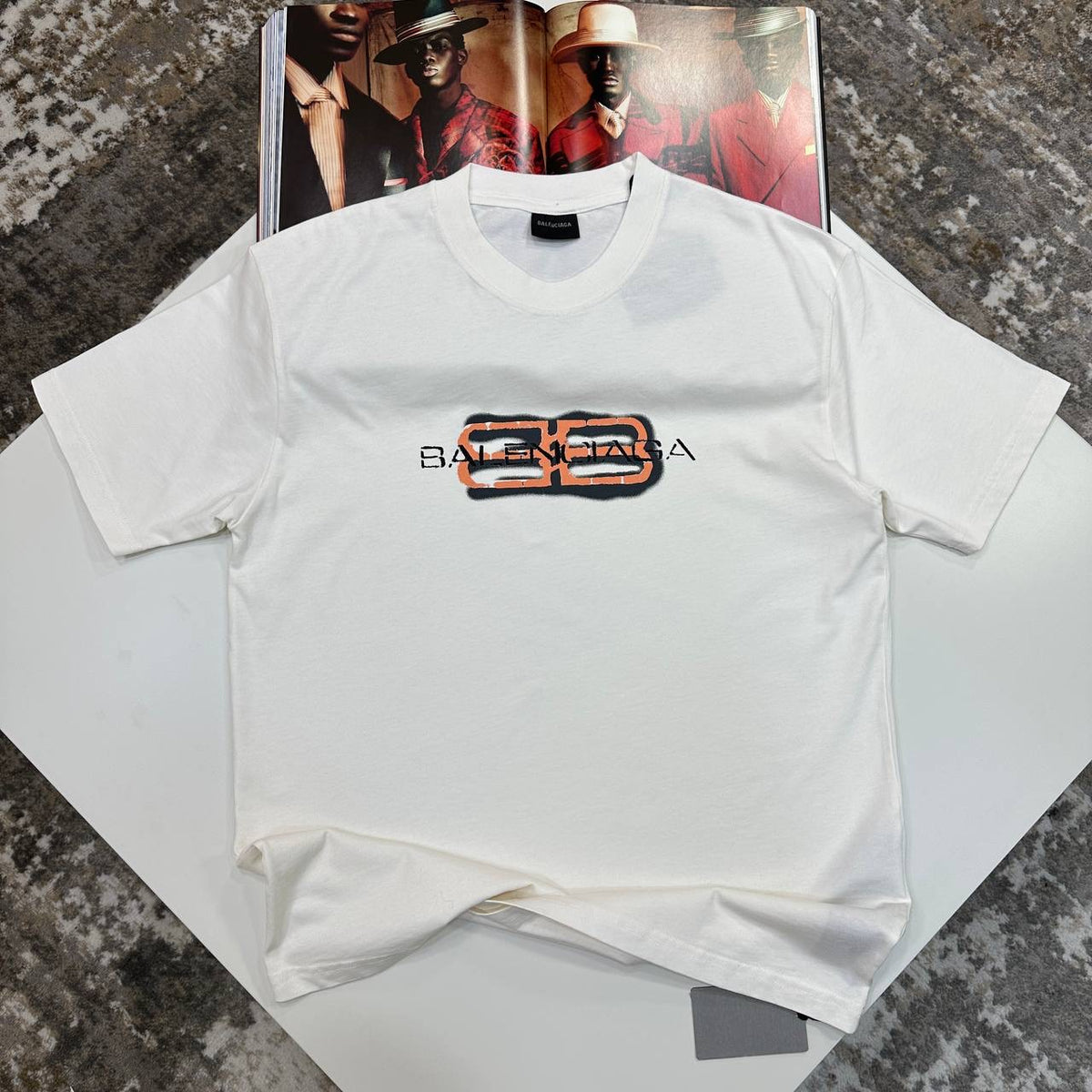 BLANCIGA FRONT LOGO TSHIRT-WHITE