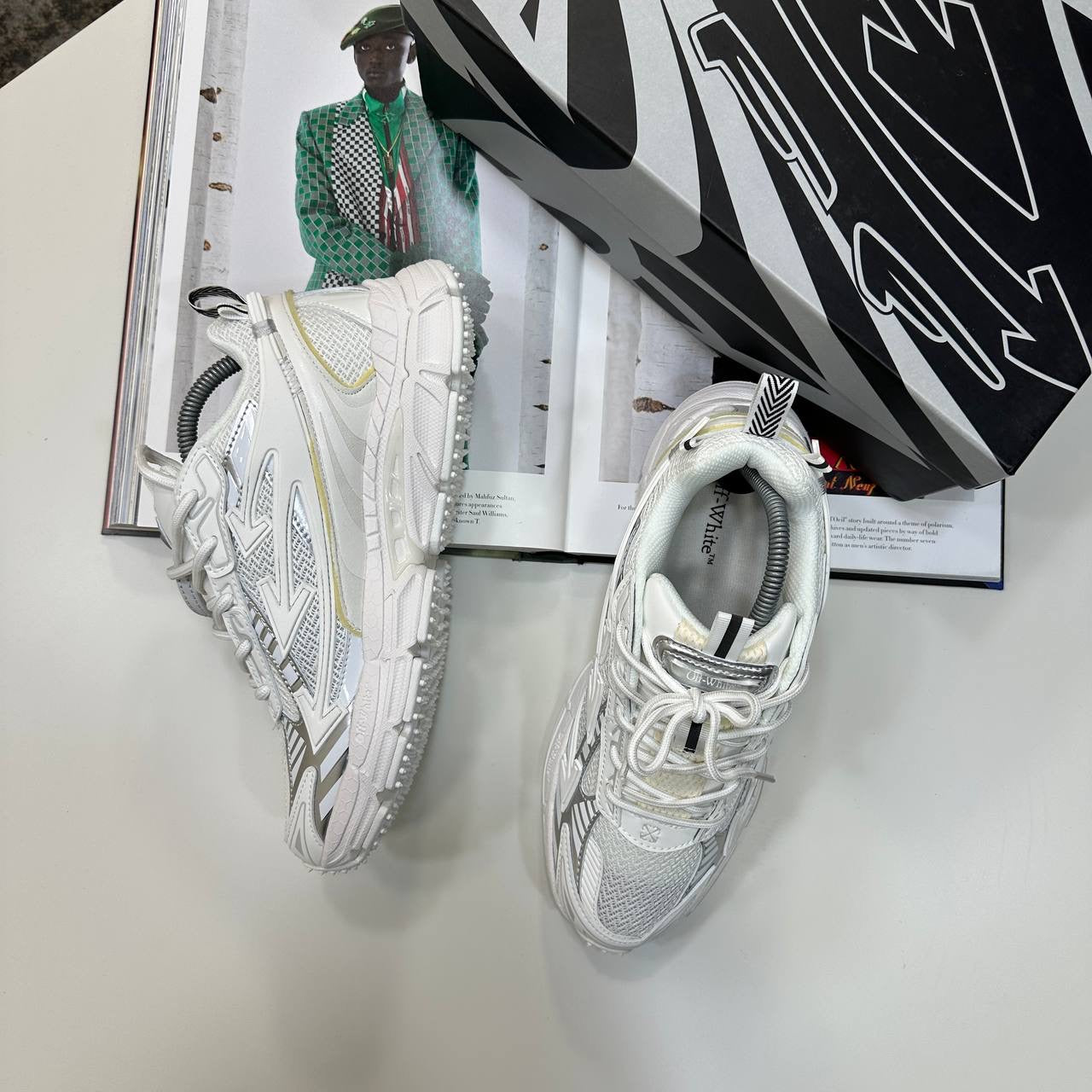OF-WHITE TRAINER-WHITE