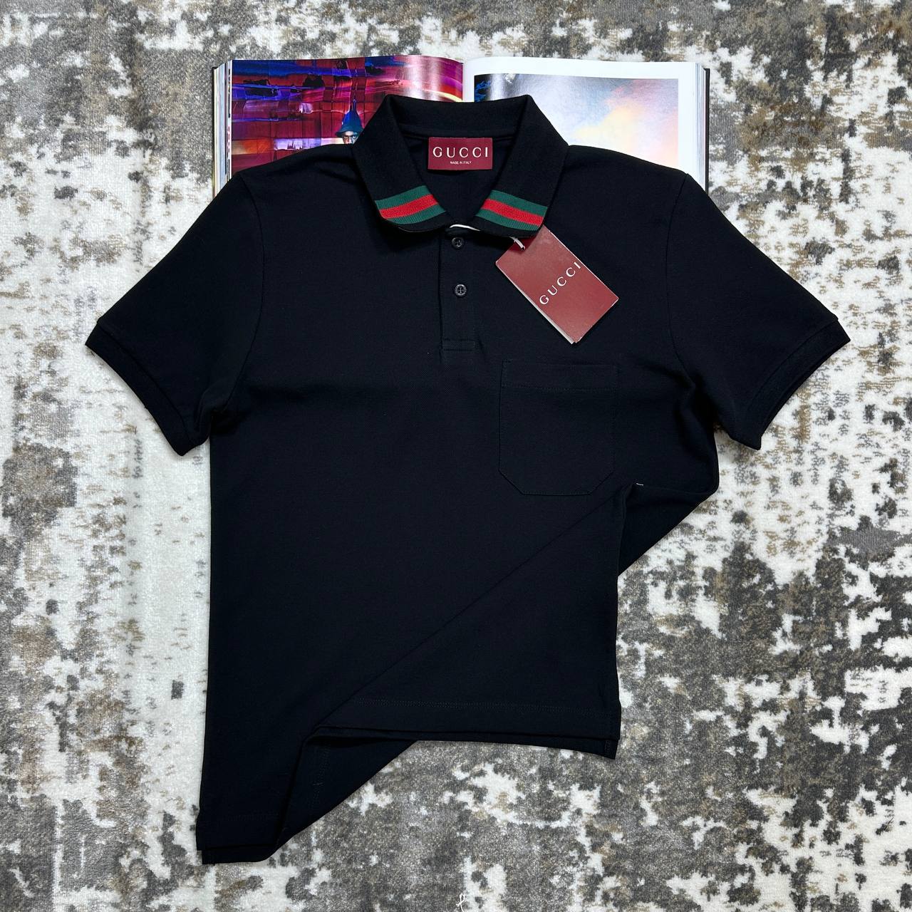 GUCI POLO- BLACK