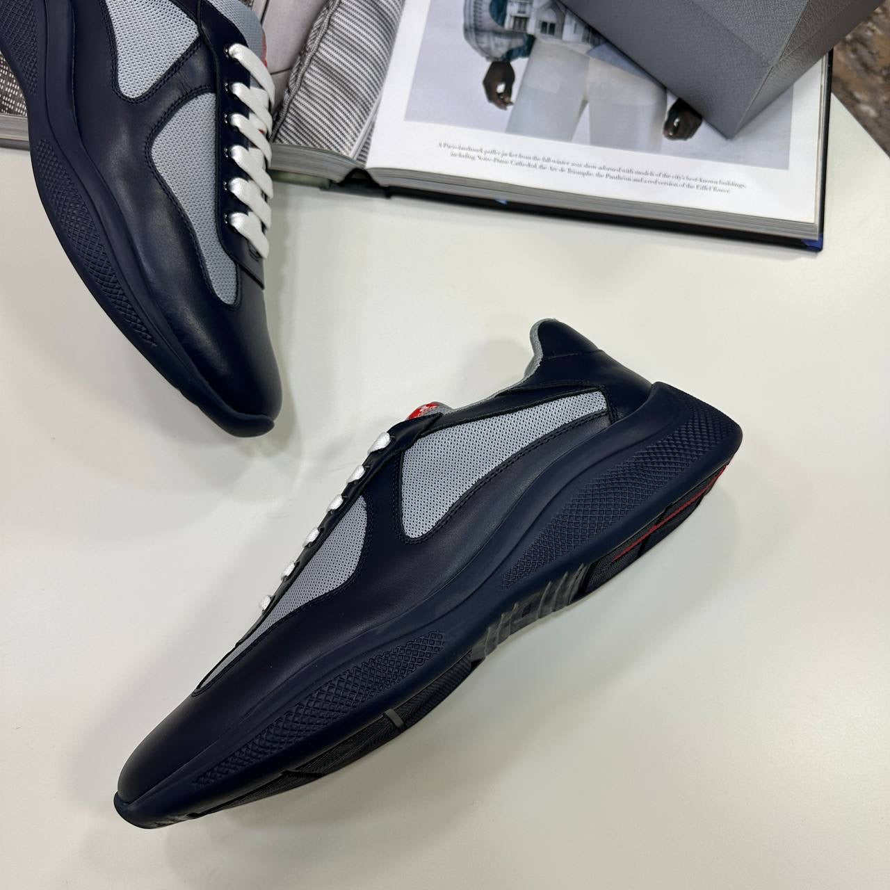 PRDA TRAINERS NAVY/GREY