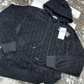 DOR ZIP HOODIE BLACK