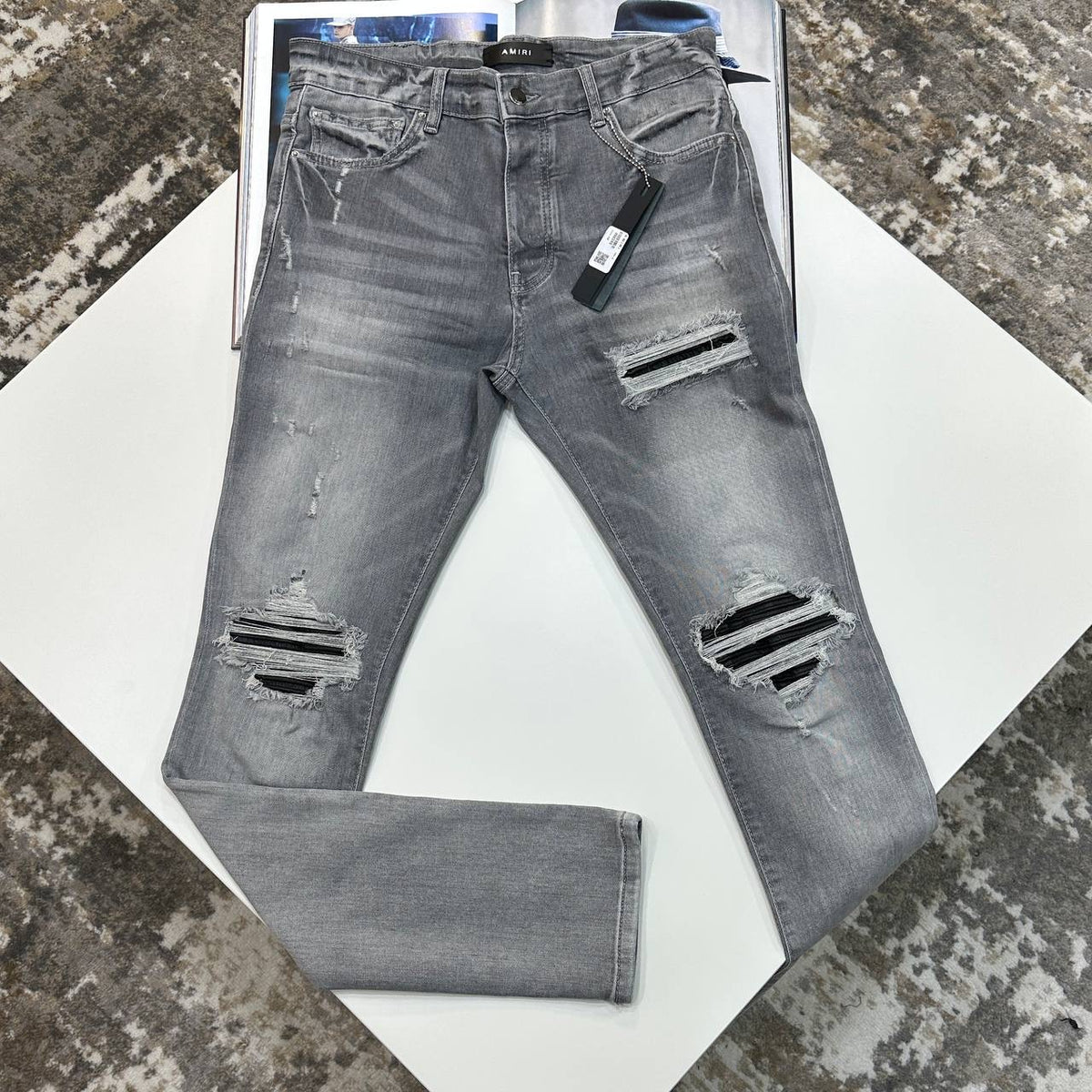 AMRi SLIM FIT JEANS GREY