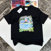 CSA-BLNCA  FRONT BIG PRINT T SHIRT BLACK