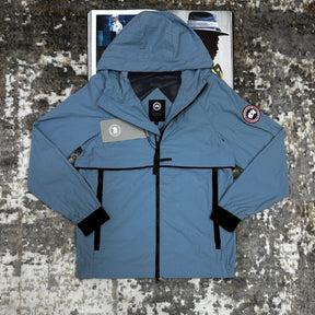 CG LIGHT WEIGHT WIND BREAKER-SKY BLUE WITH RED BADGE