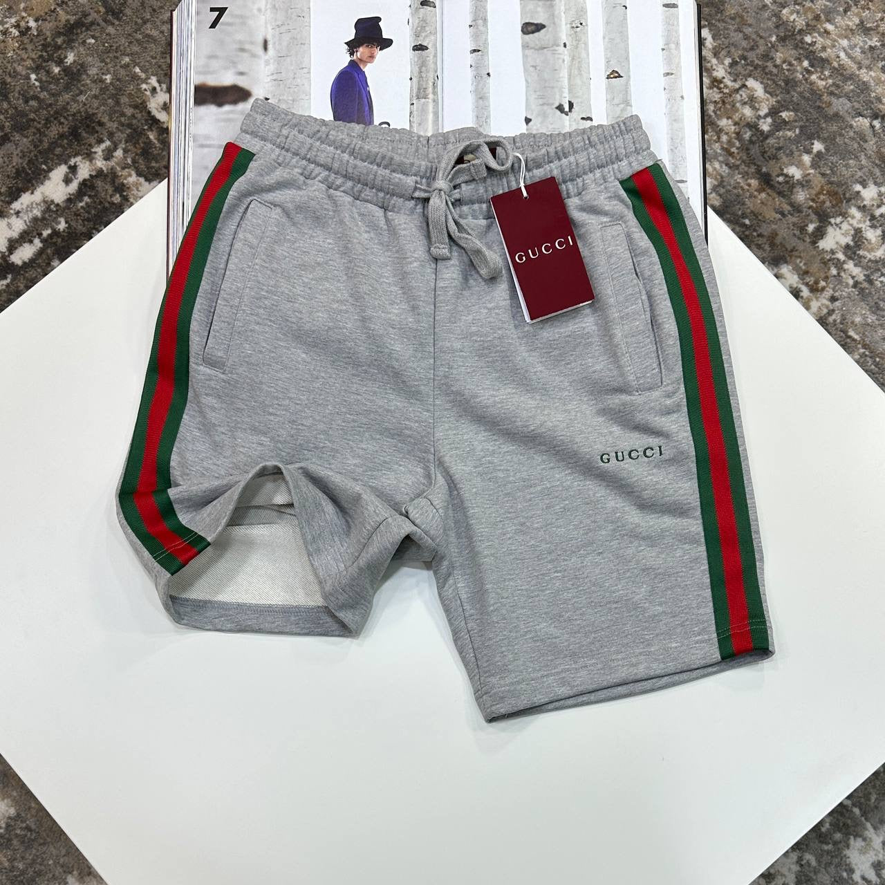 GCI SIDE STRIPE SHORTS GREY