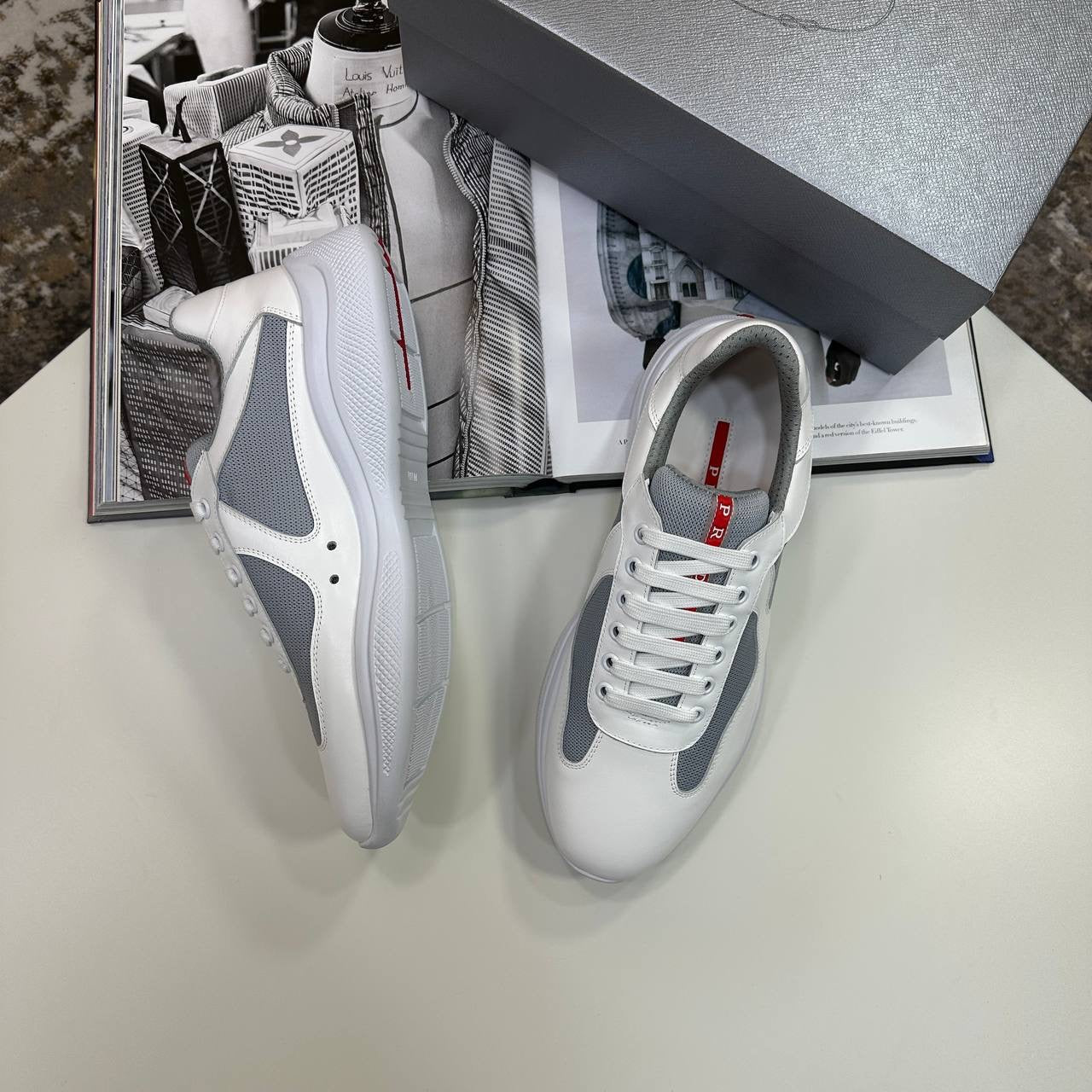PRDA TRAINERS  WHITE/GREY