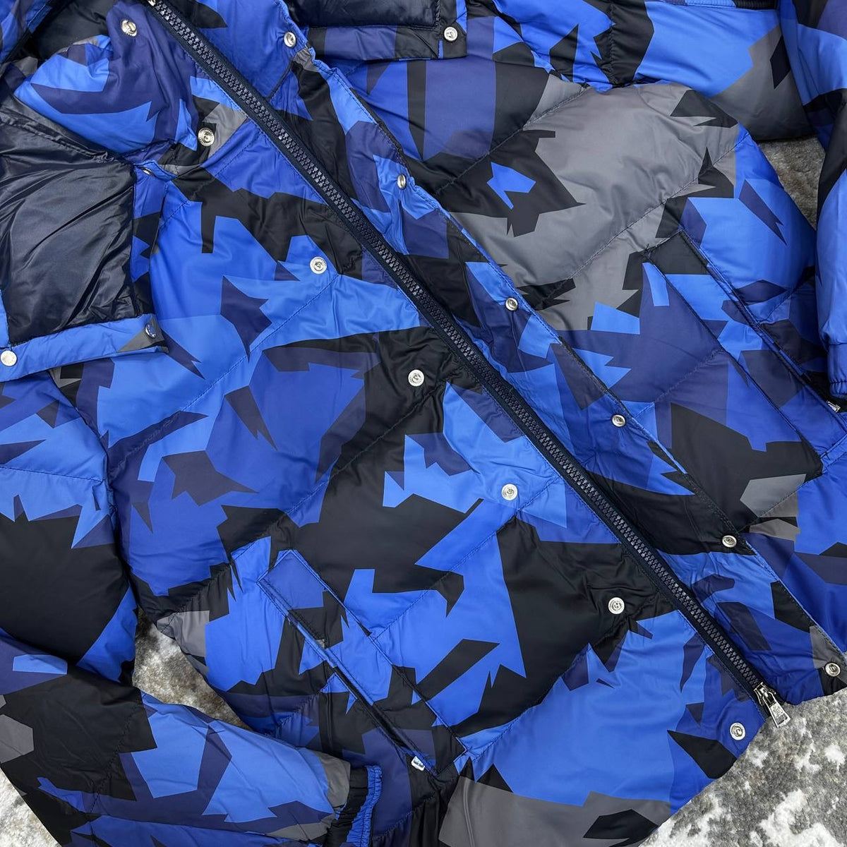 MNCLR FULL PUFFER JACKET-BLACK|BLUE