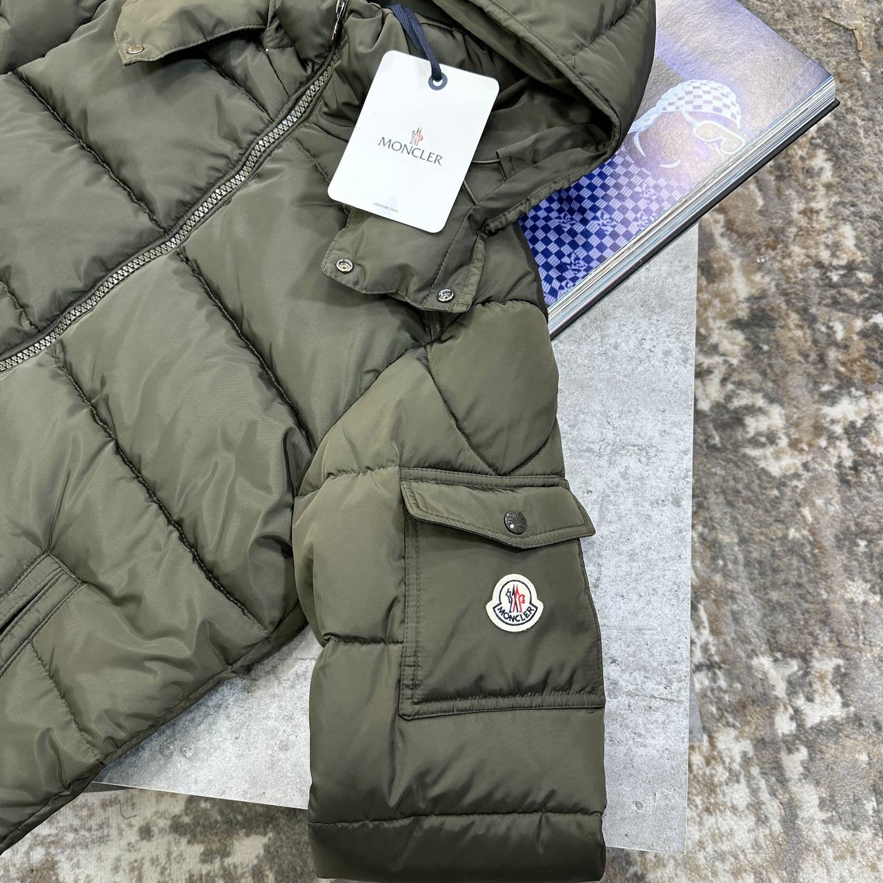 NCLR FULL PUFFY MAYA MATT JACKET-KHAKHI