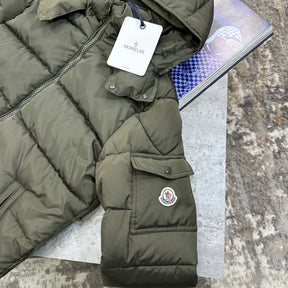 NCLR FULL PUFFY MAYA MATT JACKET-KHAKHI