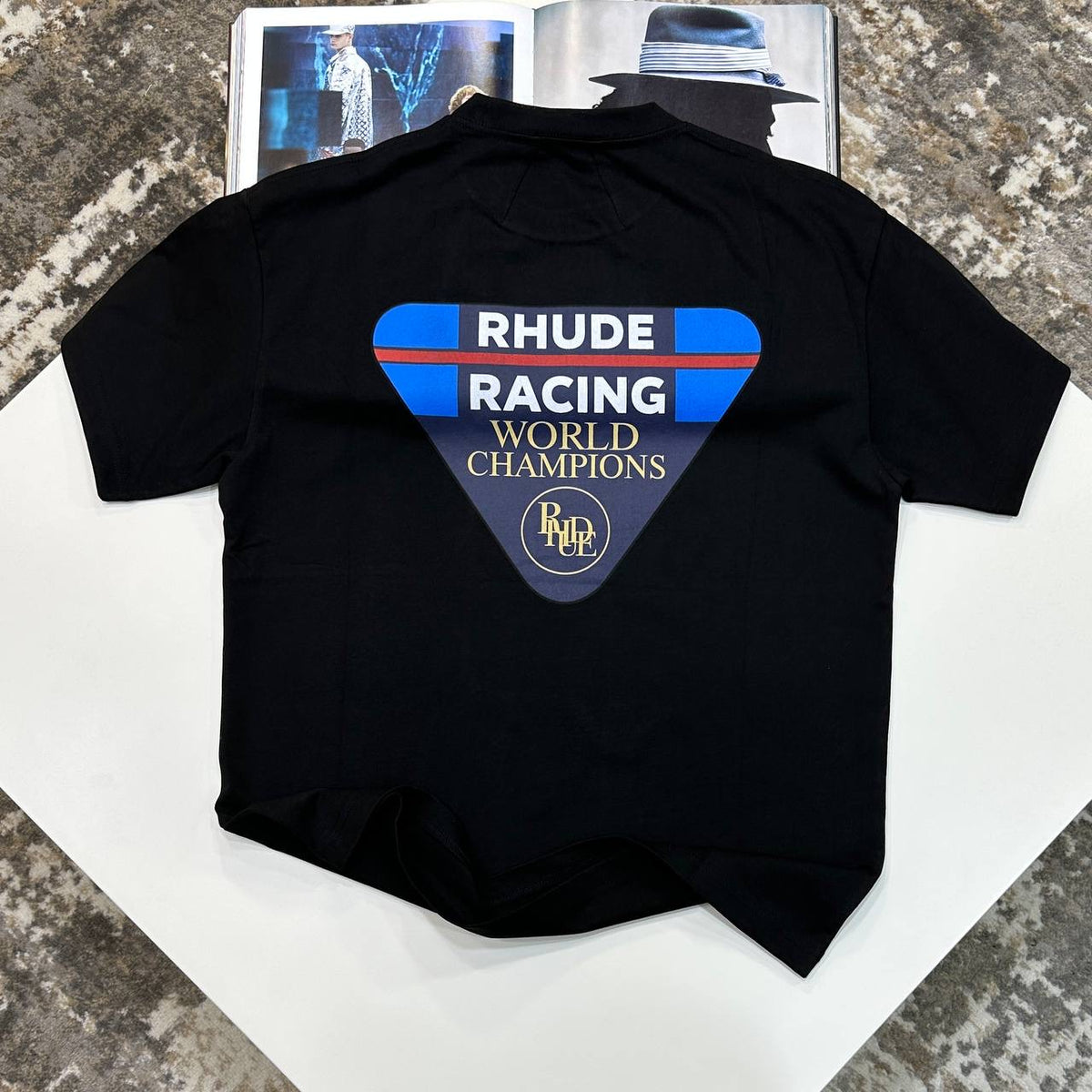 RDE BACK BIG LOGO TSHIRT-BLACK