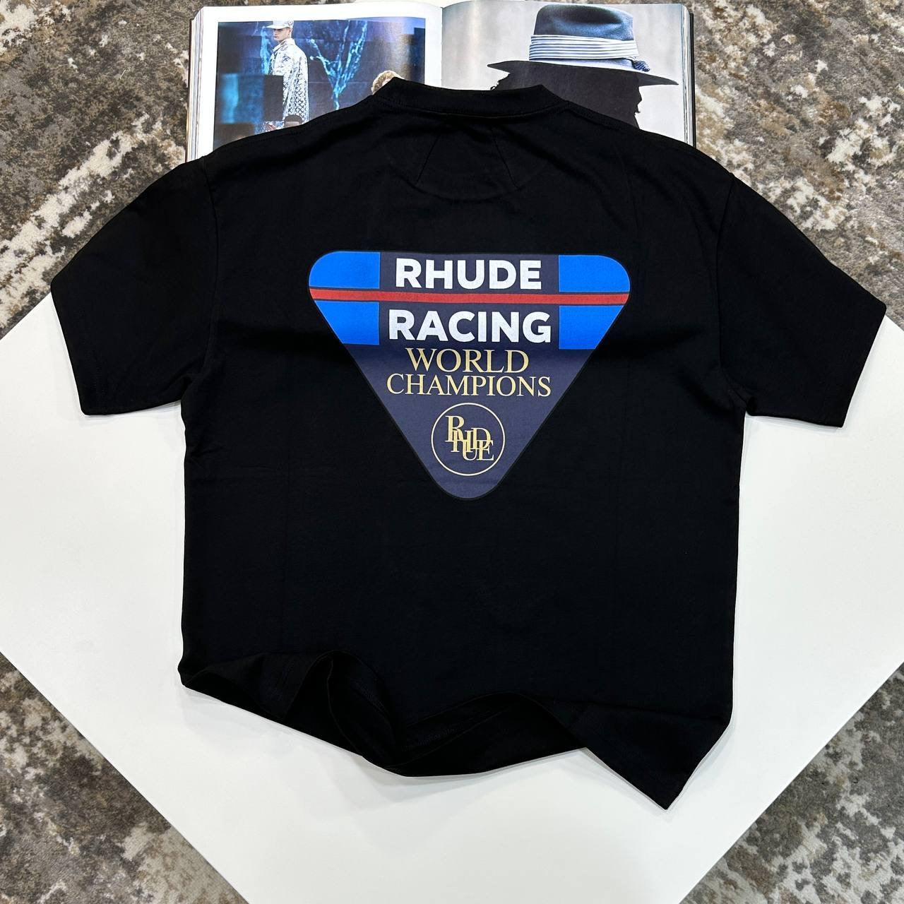 RDE BACK BIG LOGO TSHIRT-BLACK