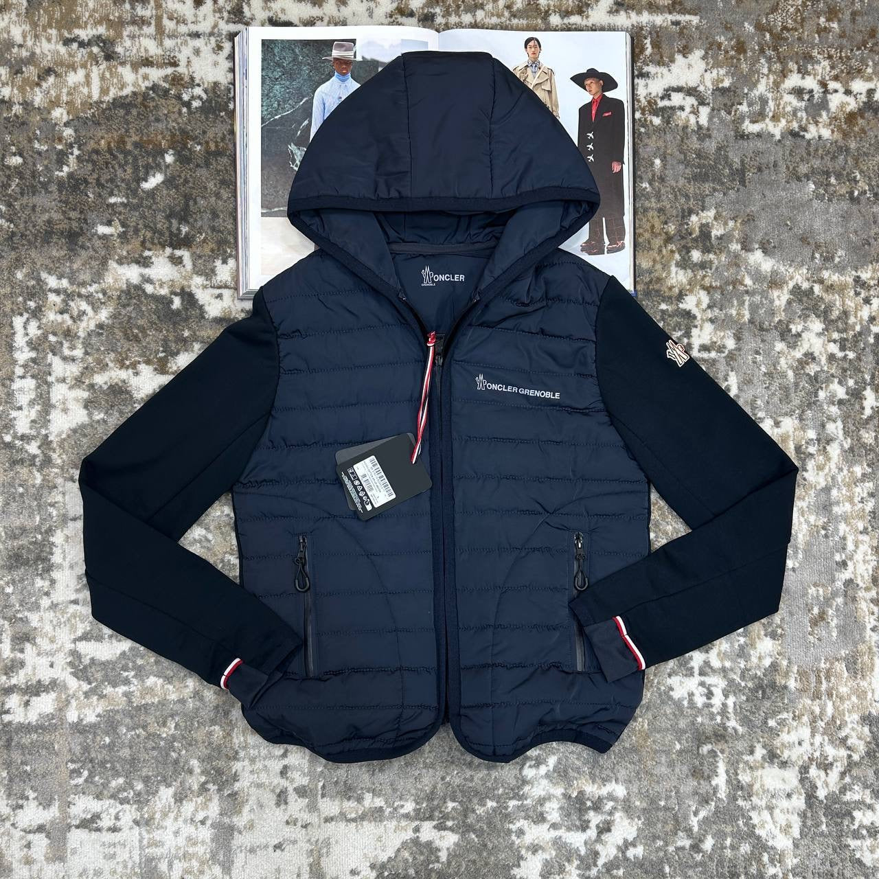 MNCLR SIDE BADGE JACKET-NAVY