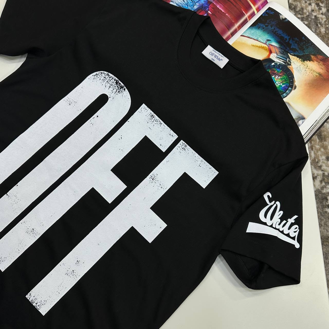 OF-WITE TSHIRT-BLACK/WHITE