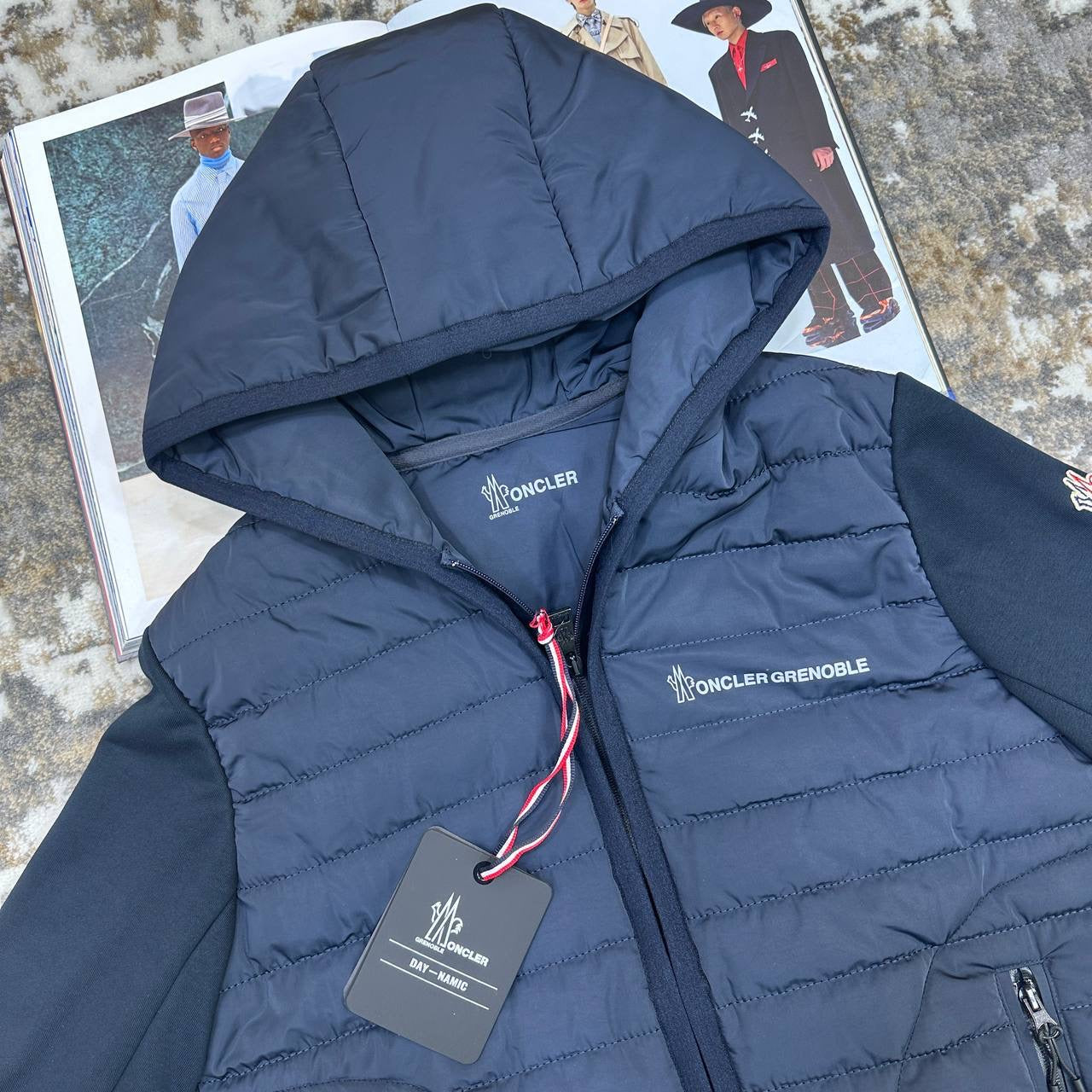 MNCLR SIDE BADGE JACKET-NAVY