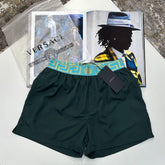 VRCE SWIM SHORTS BLACK/GREEN