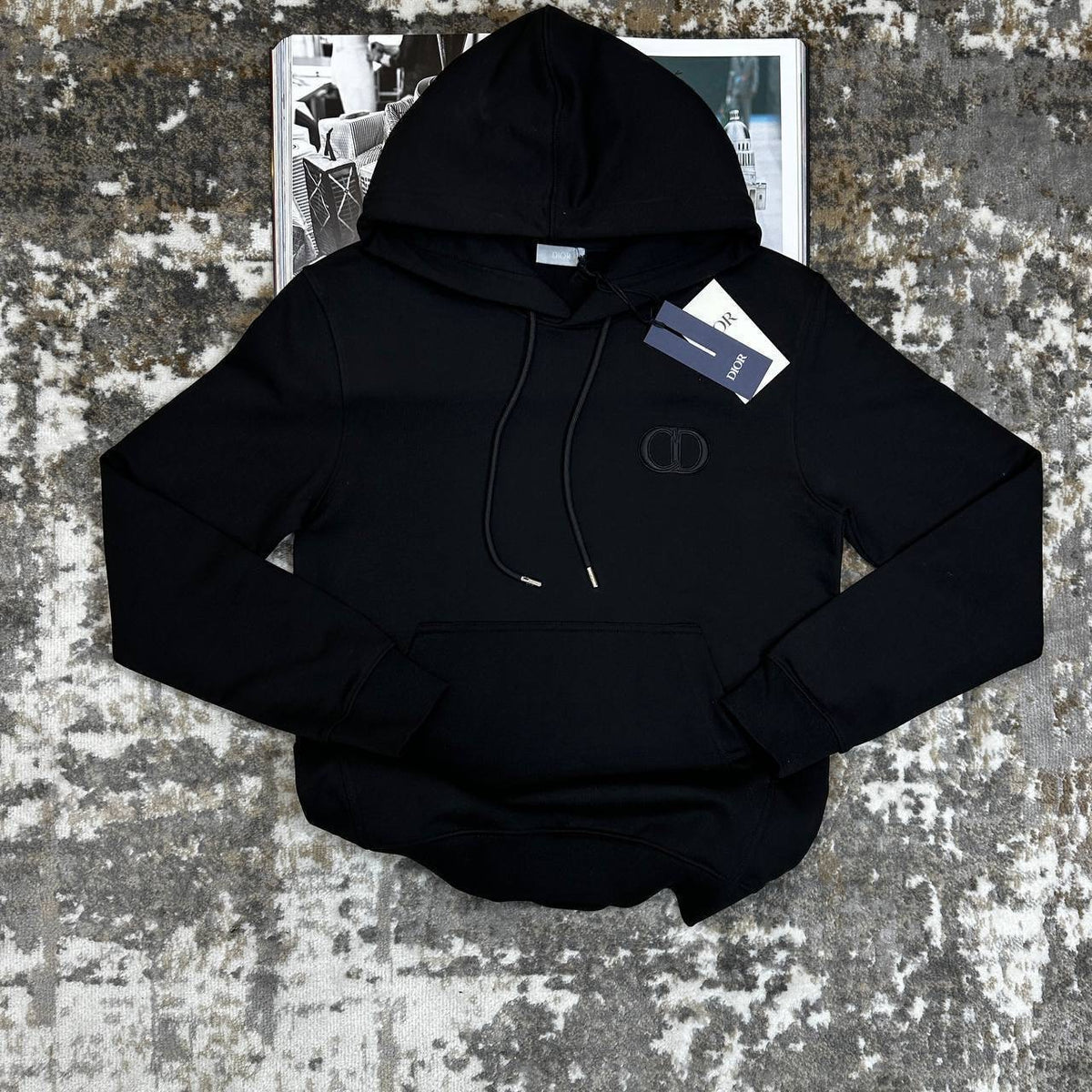 CD HOODIE-BLACK