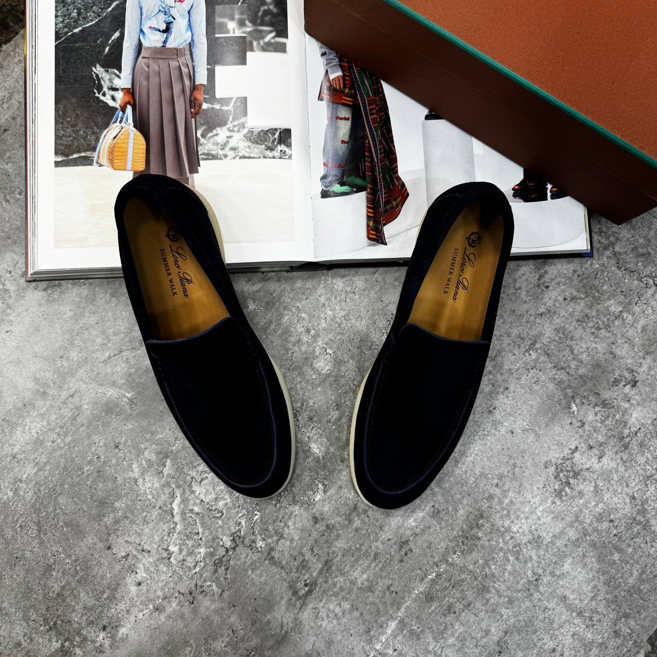 LP LOAFERS- NAVY