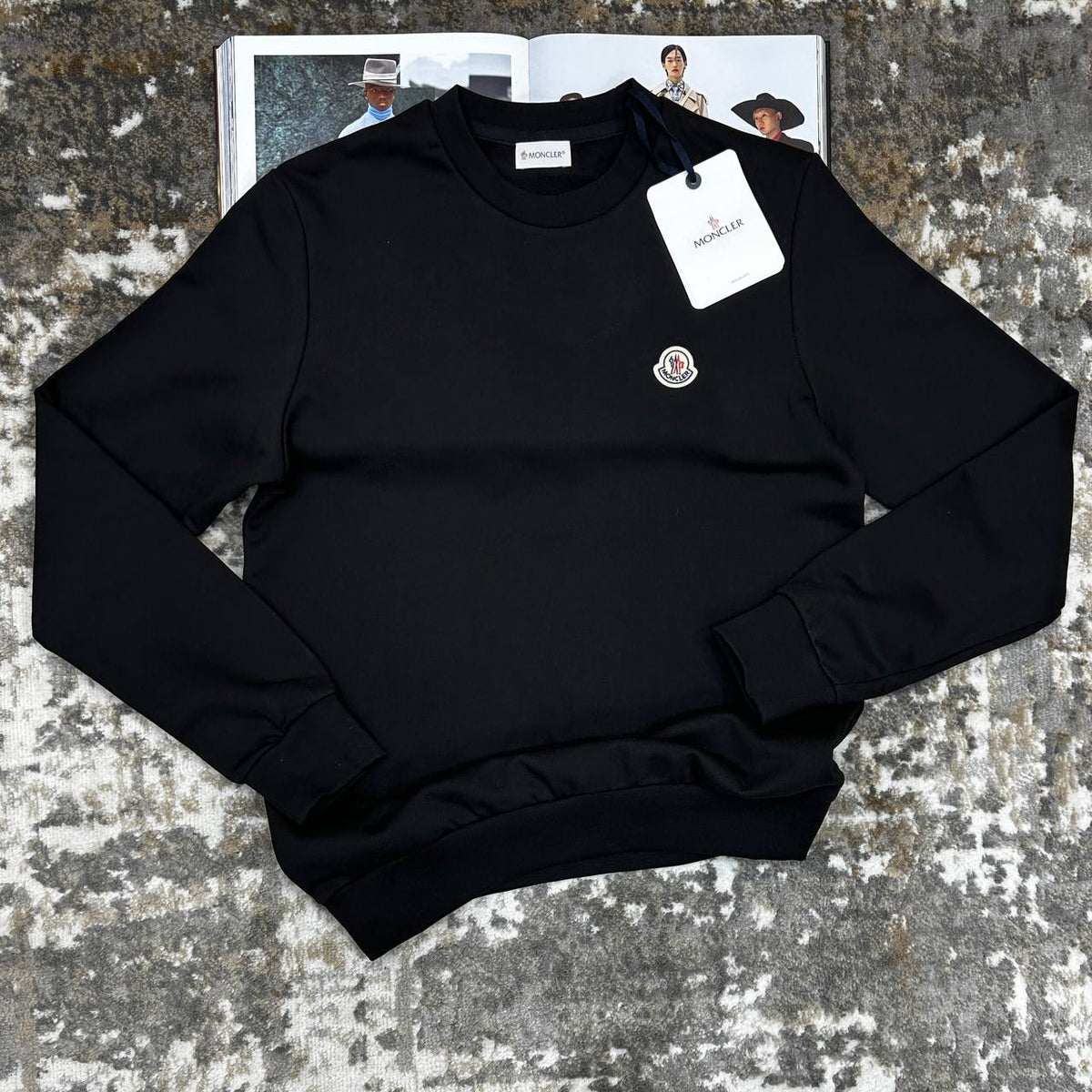 MNCLR JUMPER ROUND NECK BLACK
