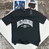 D&G FRONT PRINT TSHIRT-BLACK