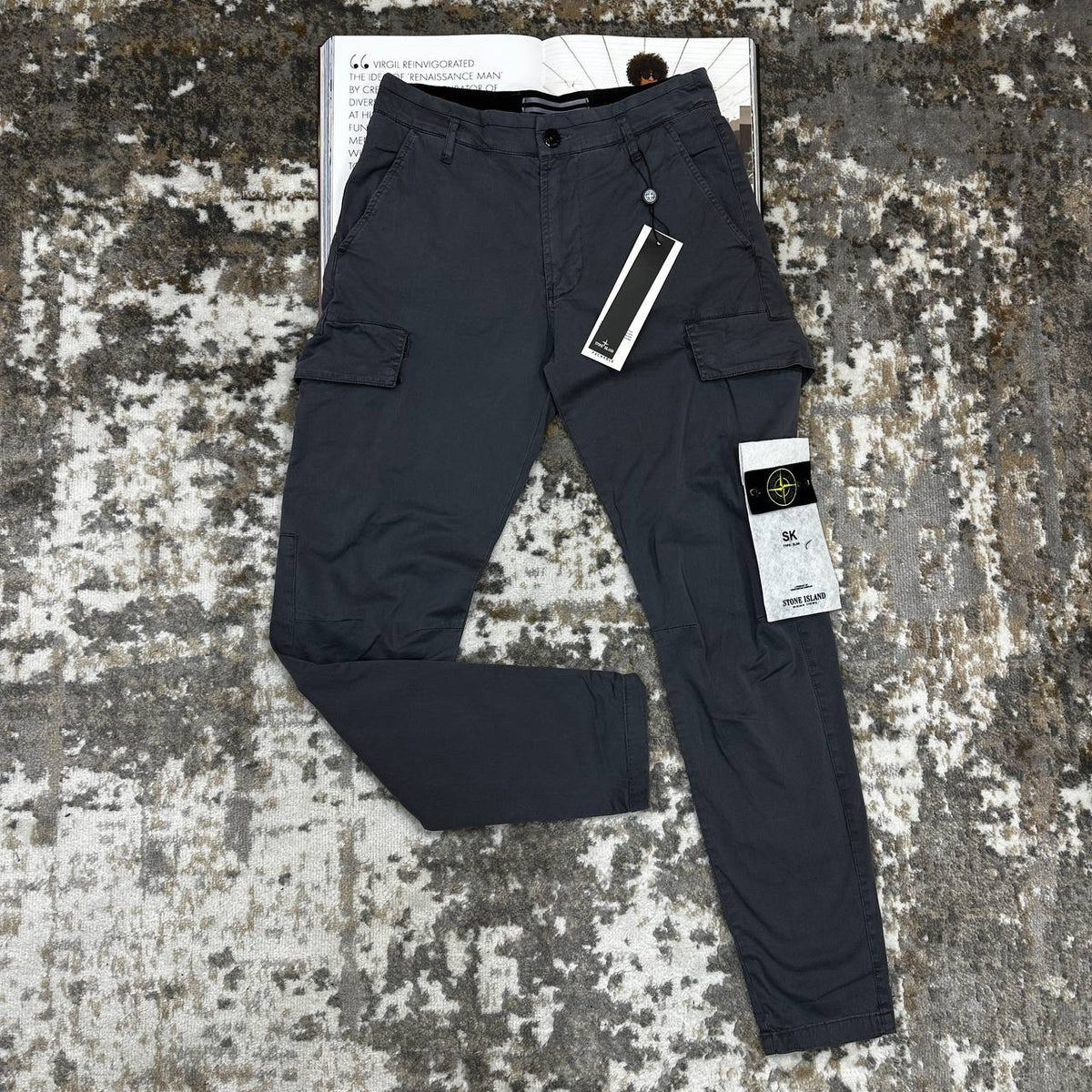 STNE CARGO PANTS-DARK GREY