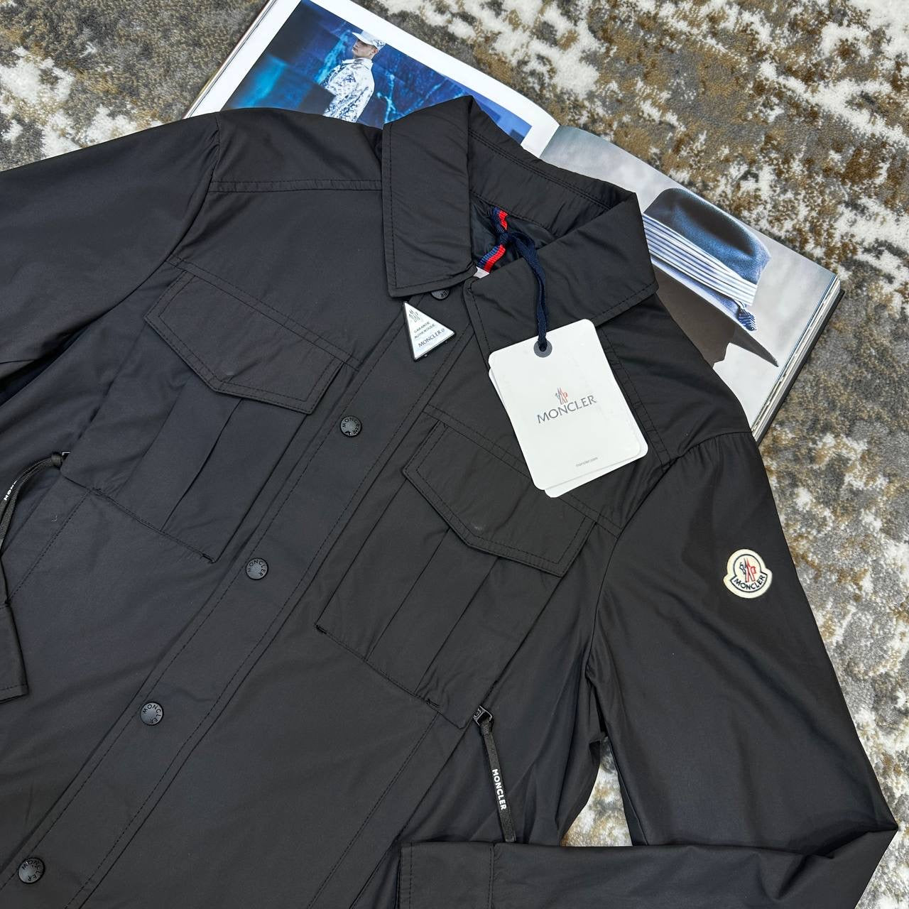 MNCLR ZIP UP JACKET-ALL BLACK