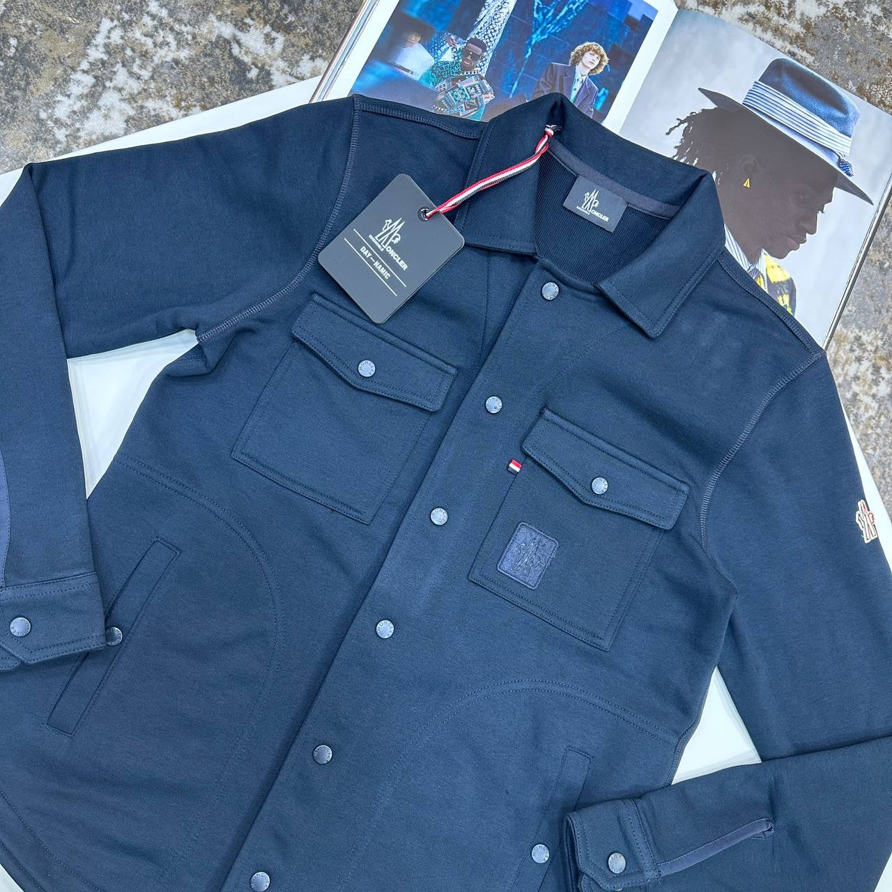 MNCLR OVERSHIRT -NAVY