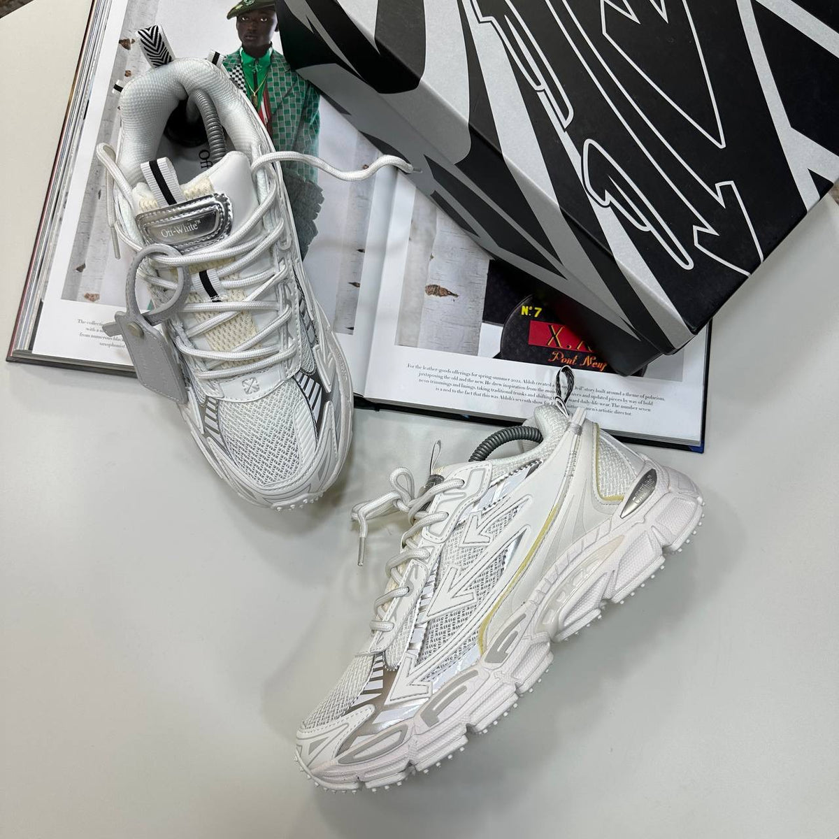 OF-WHITE TRAINER-WHITE