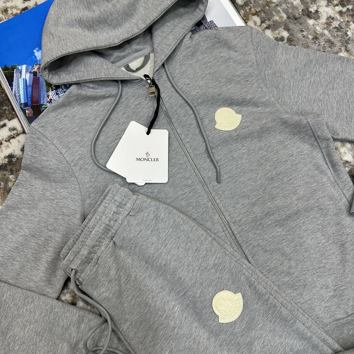 MNCLR TRACKSUIT BIG MONOGRAM GREY