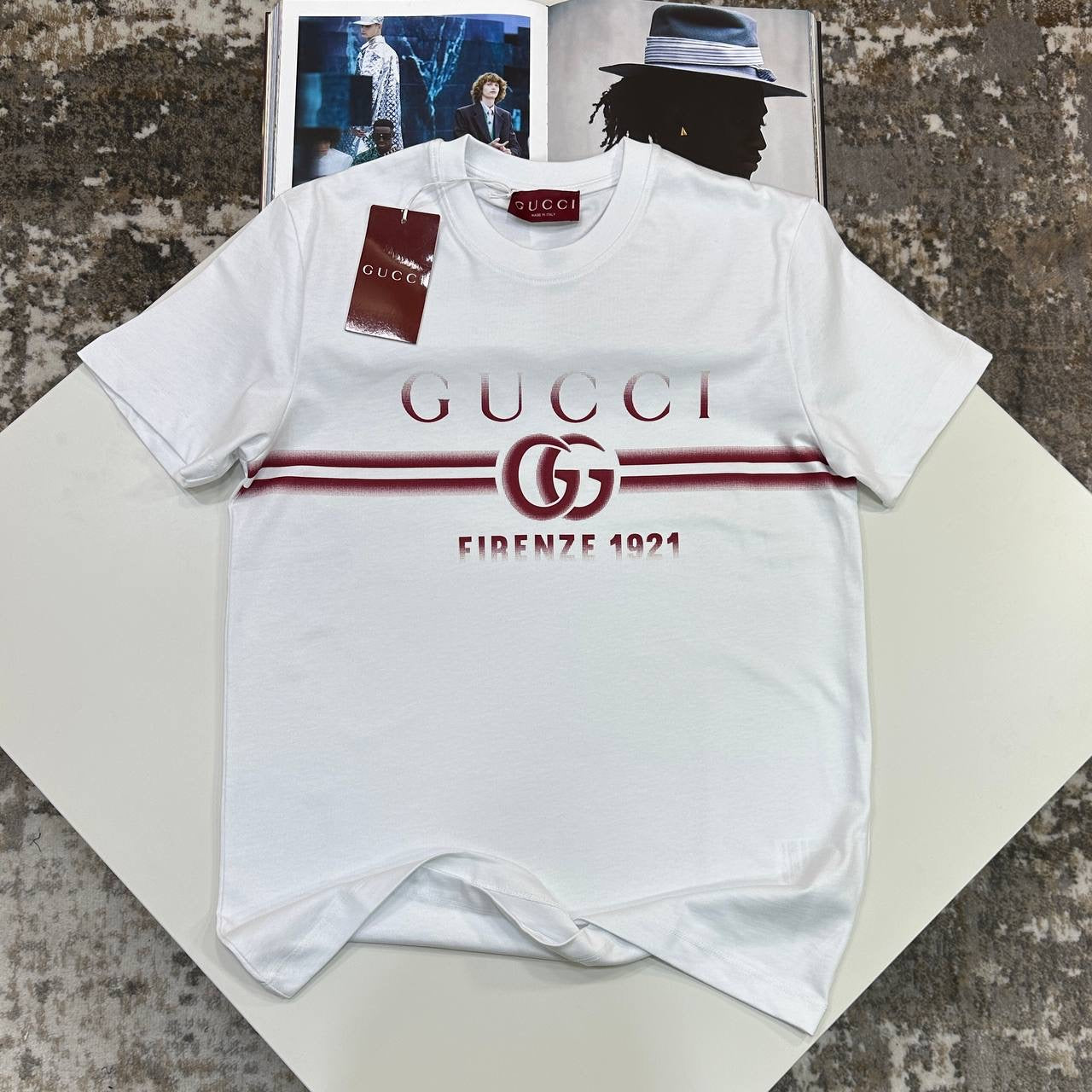 UCI FRONT PRINT TSHIRT-WHITE
