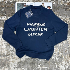 LUIS-VUITON EMBROIDERY JUMPER NAVY