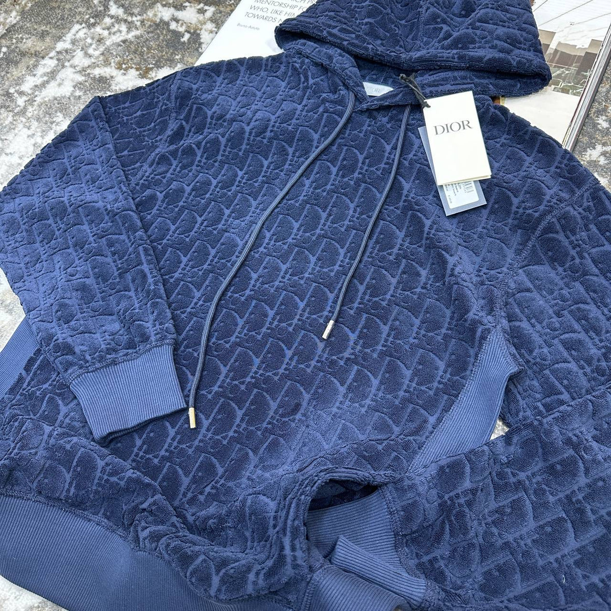 DOR ZIP HOODIE NAVY