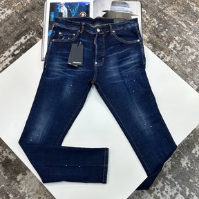 DSQD SLIM FIT JEANS BLUE