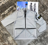 S.I FULL ZIP OVERSHIRT -LIGHT GREY
