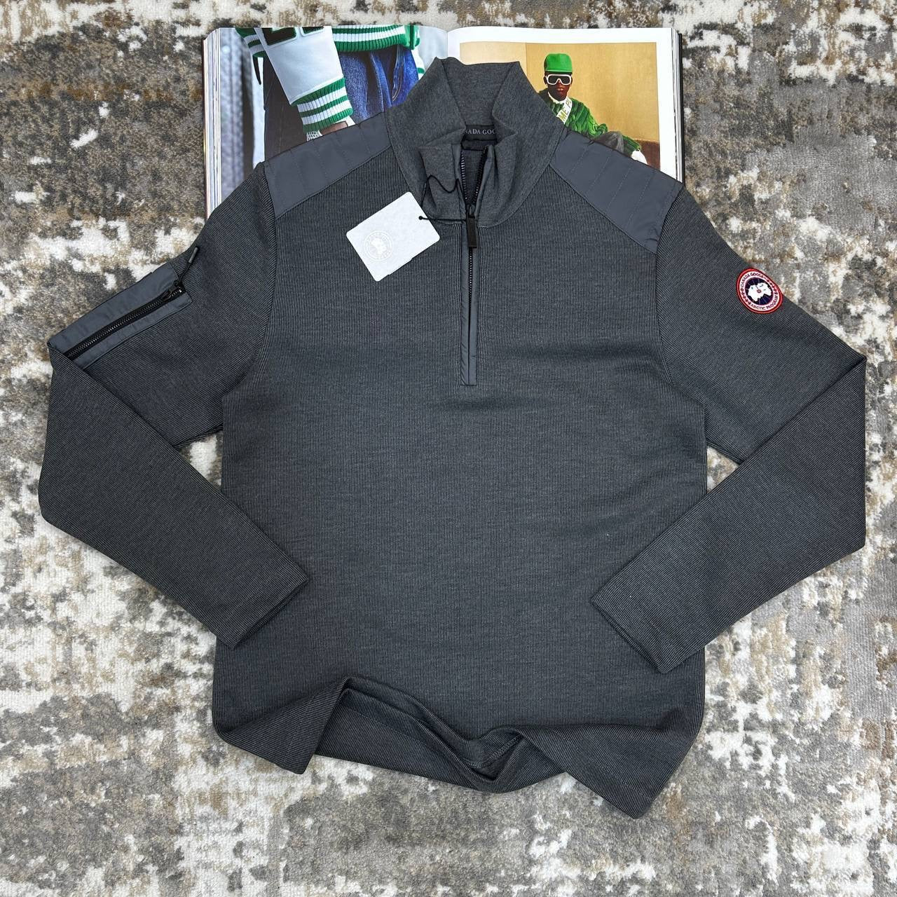 CNDA GOOSE HALF ZIP GREY