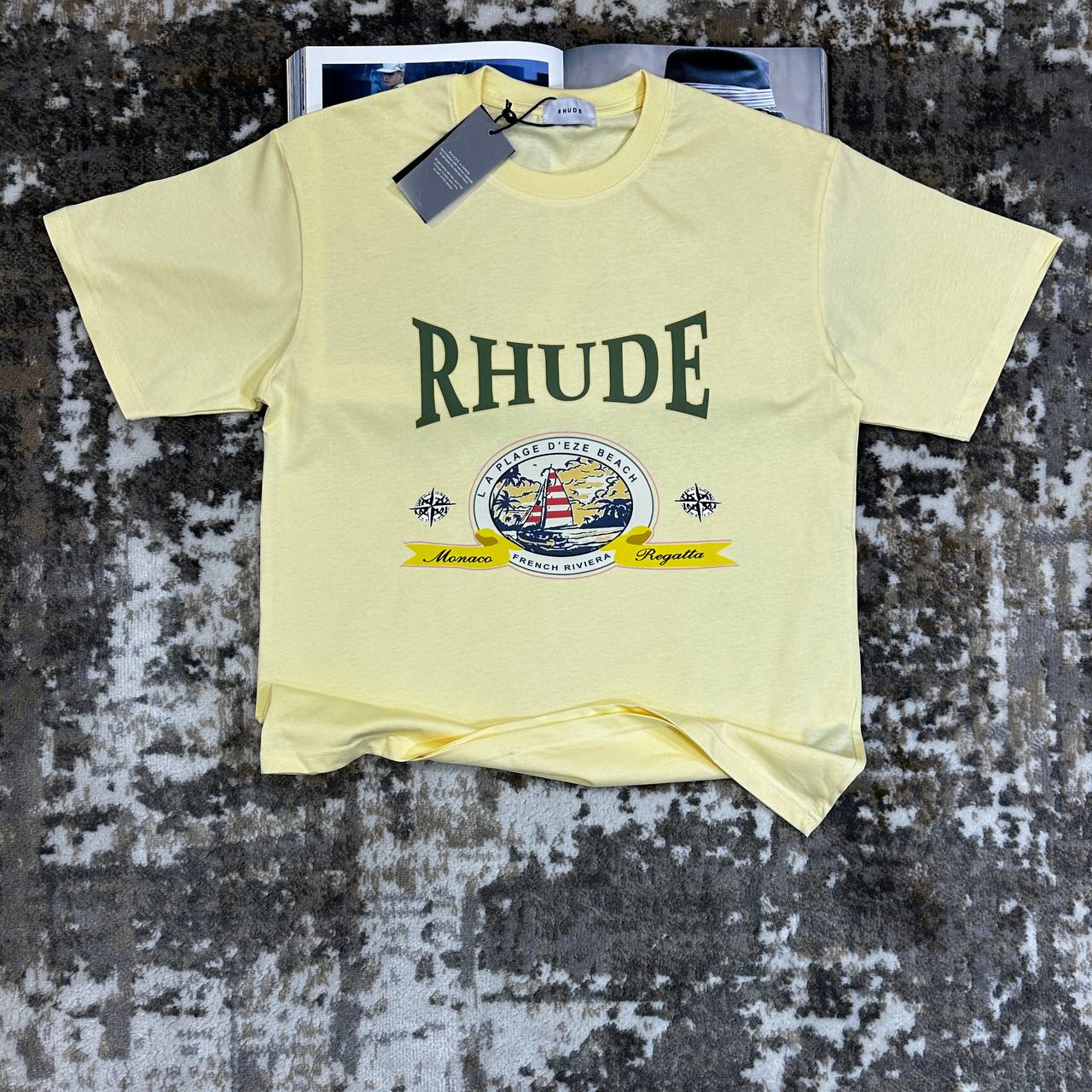 RUDE TSHIRT-LIGHT YELLOW