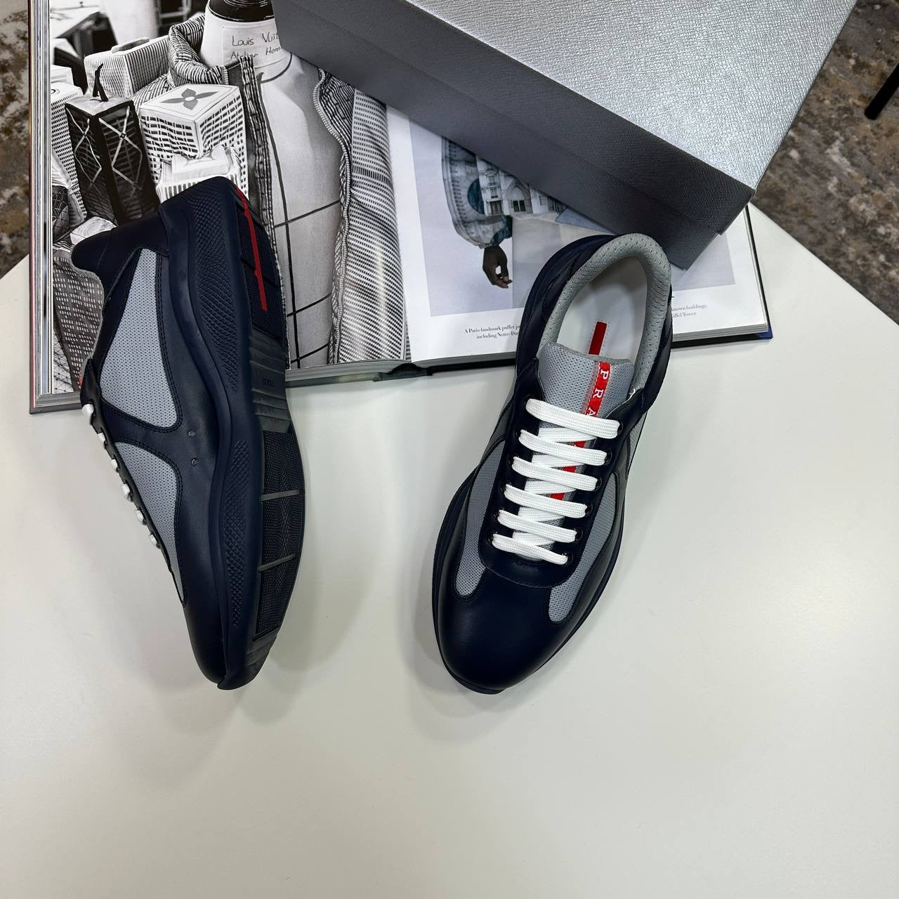 PRDA TRAINERS NAVY/GREY