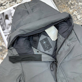 CANDA GOOSE MACMILLAN 
WITH DUCK DOWN FUR - DARK GREY