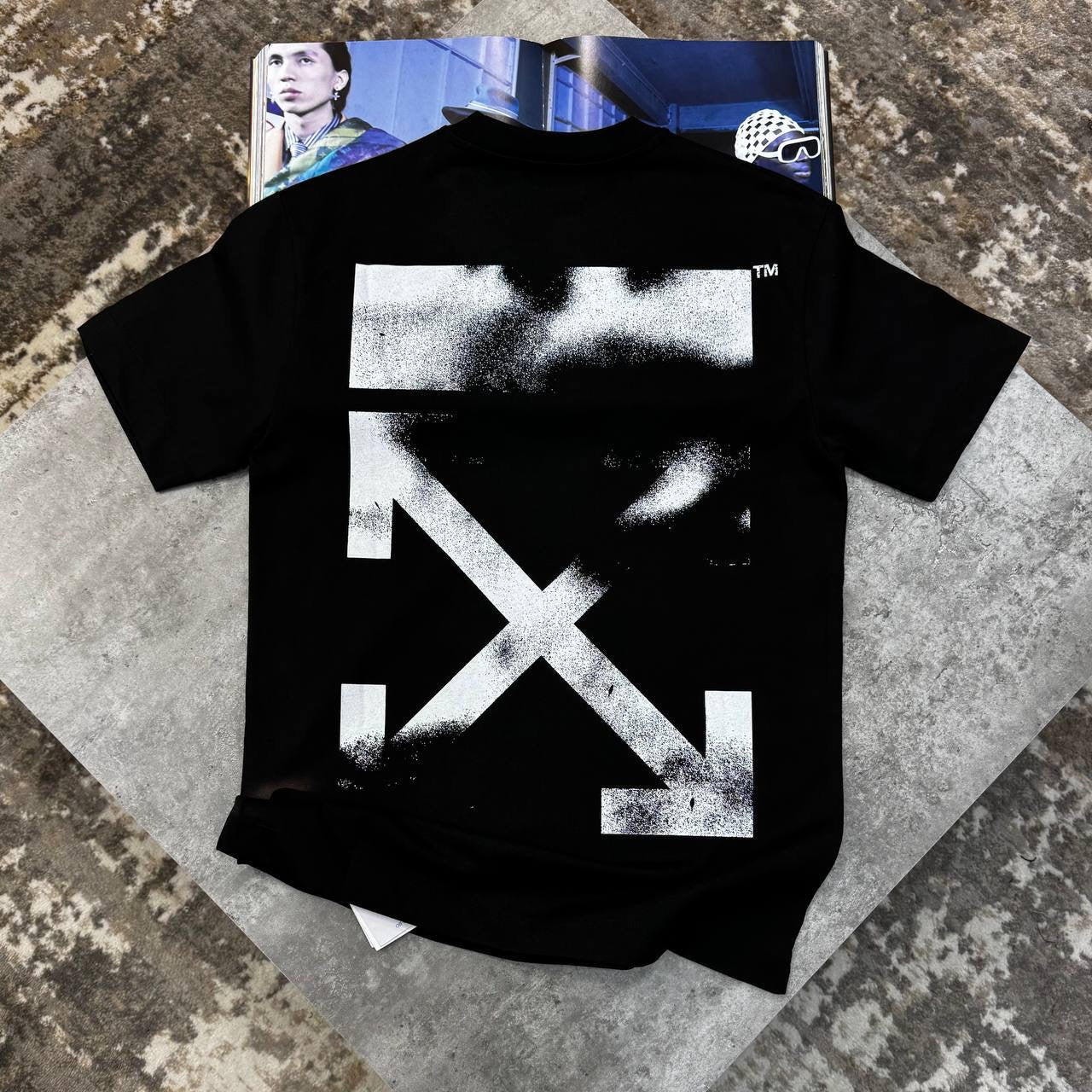 Of-W BACK PRINT TSHIRT BLACK