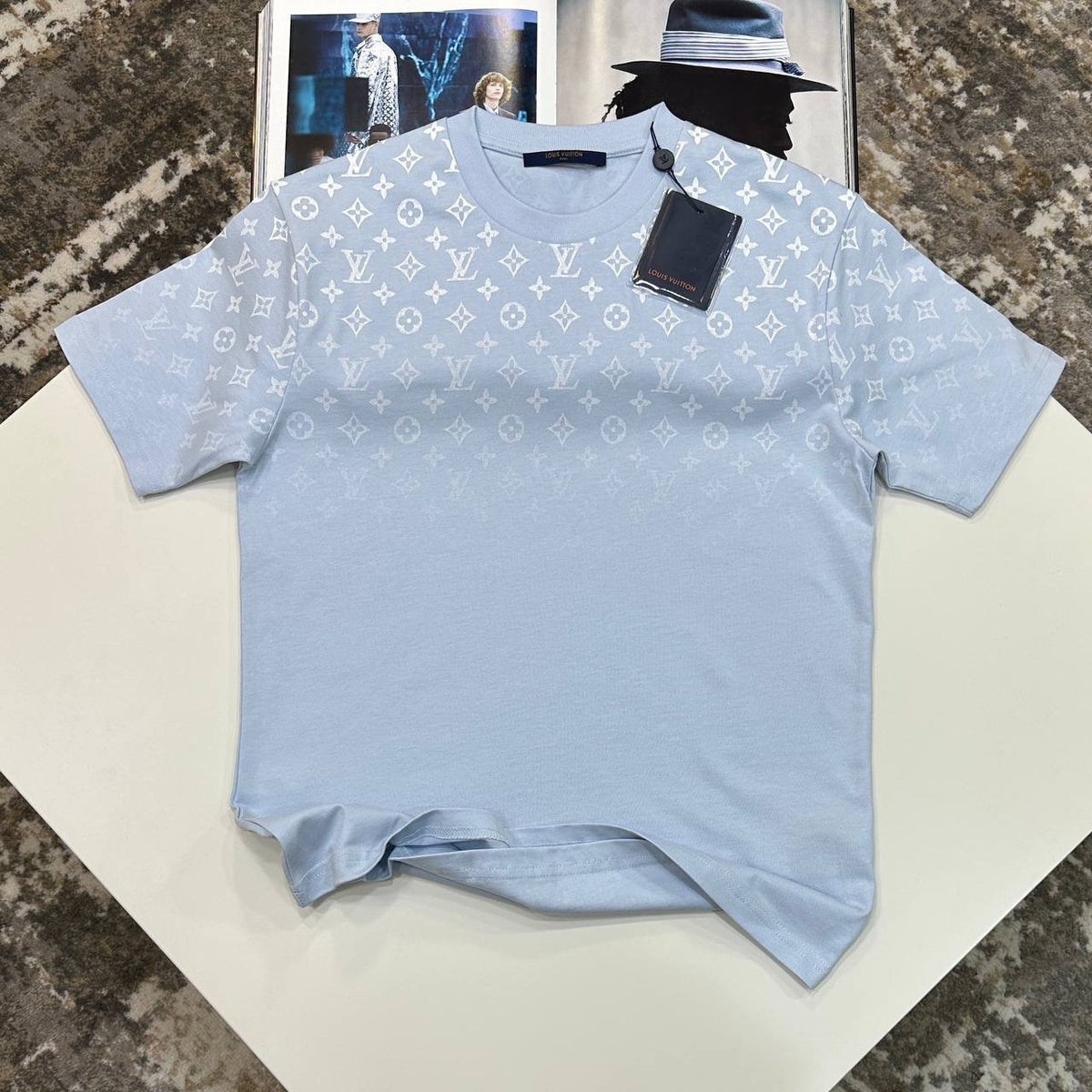 L.V SHORT SET LIGHTBLUE/BLACK
