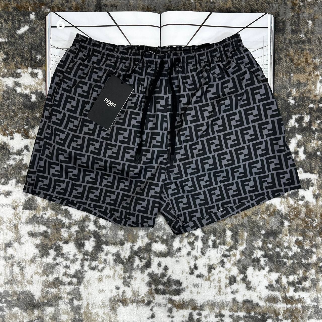 FNDI SWIM SHORTS BLACK