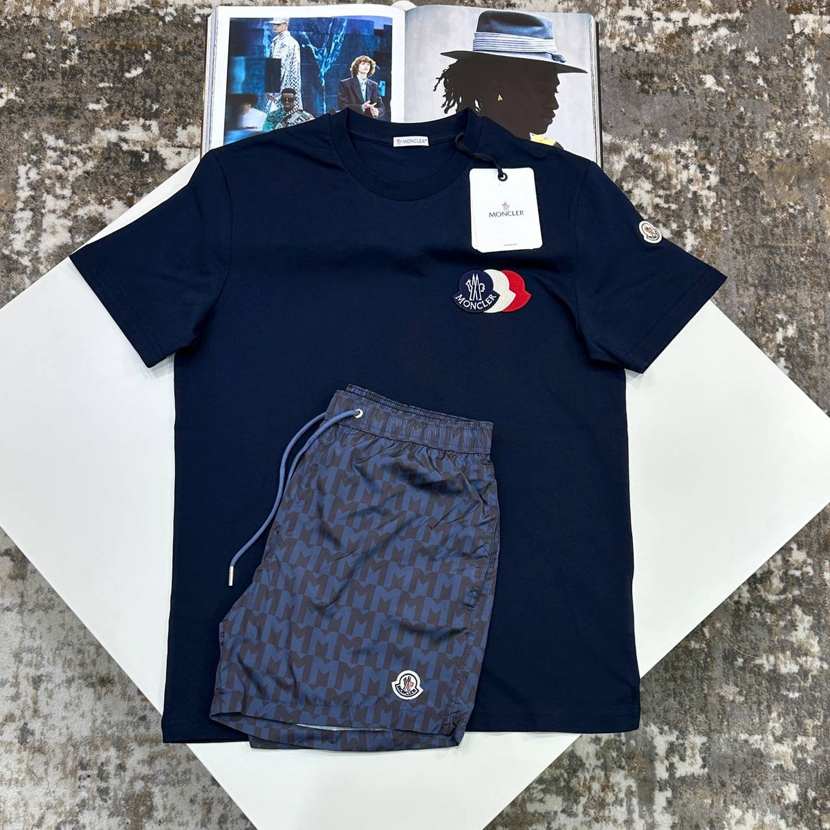 MNLCR SHORT SET ALL NAVY